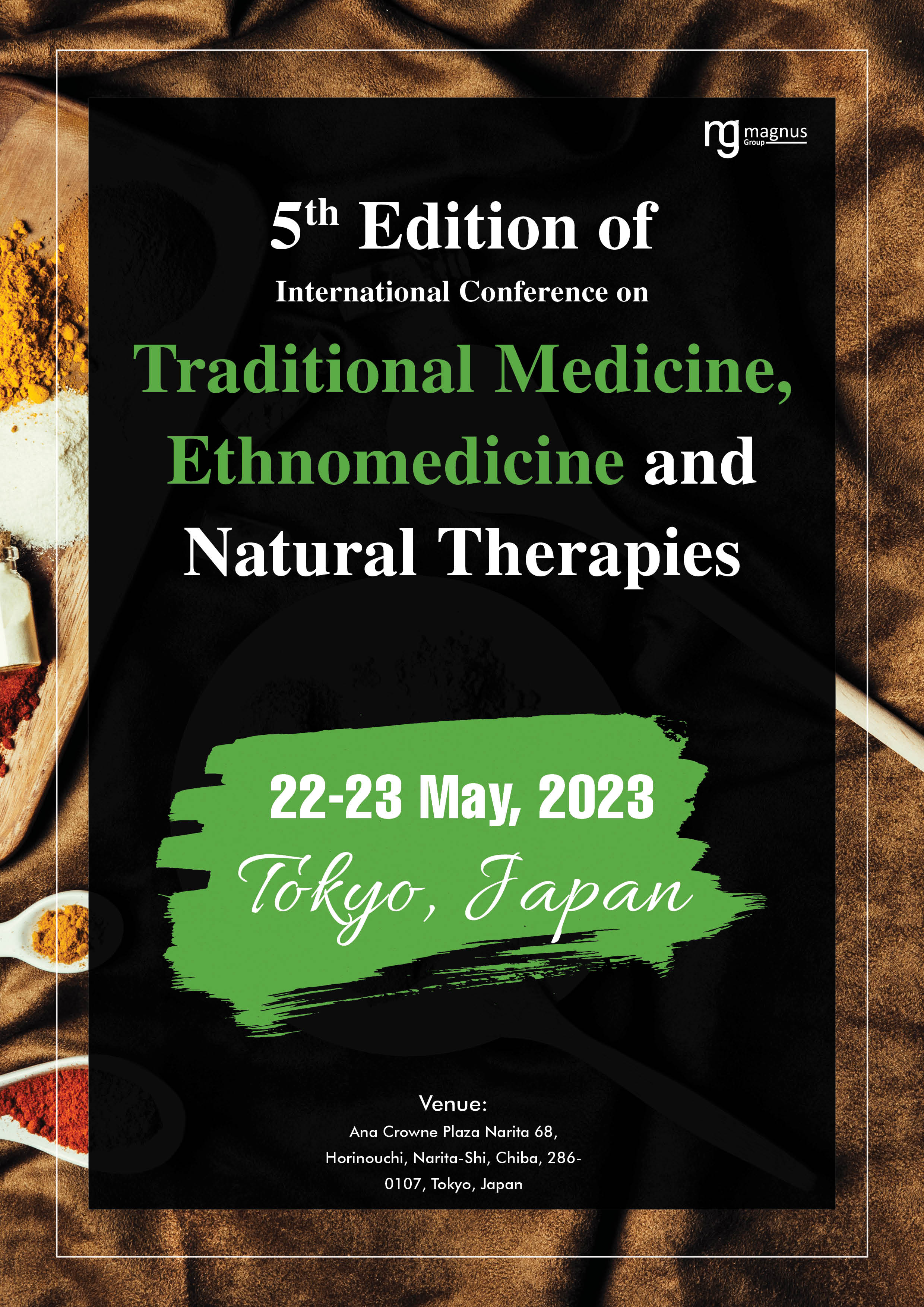 5th Edition of International Conference on Traditional Medicine, Ethnomedicine and Natural Therapies | Tokyo, Japan Book