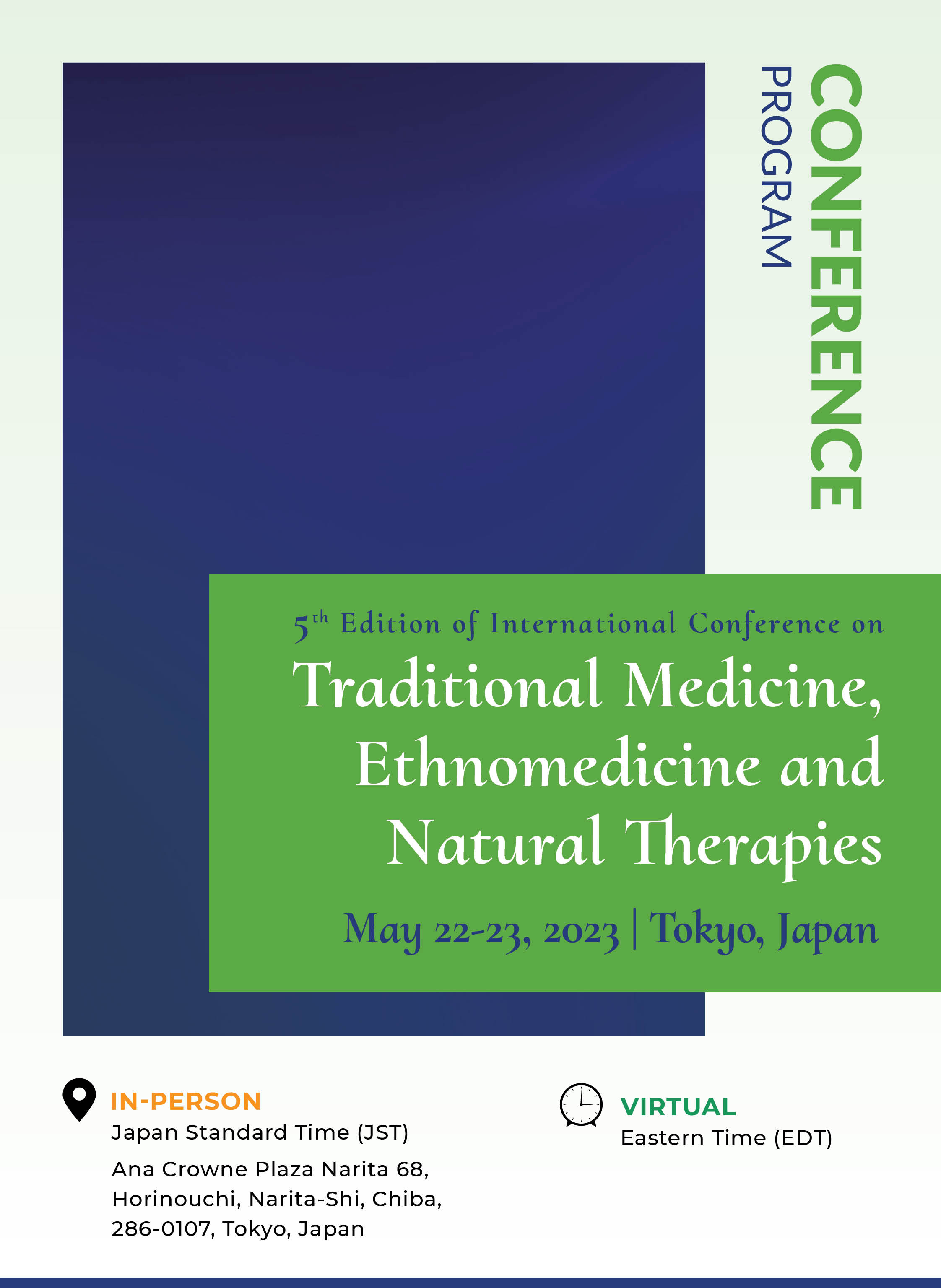 Traditional Medicine 2023 | Tokyo, Japan Program