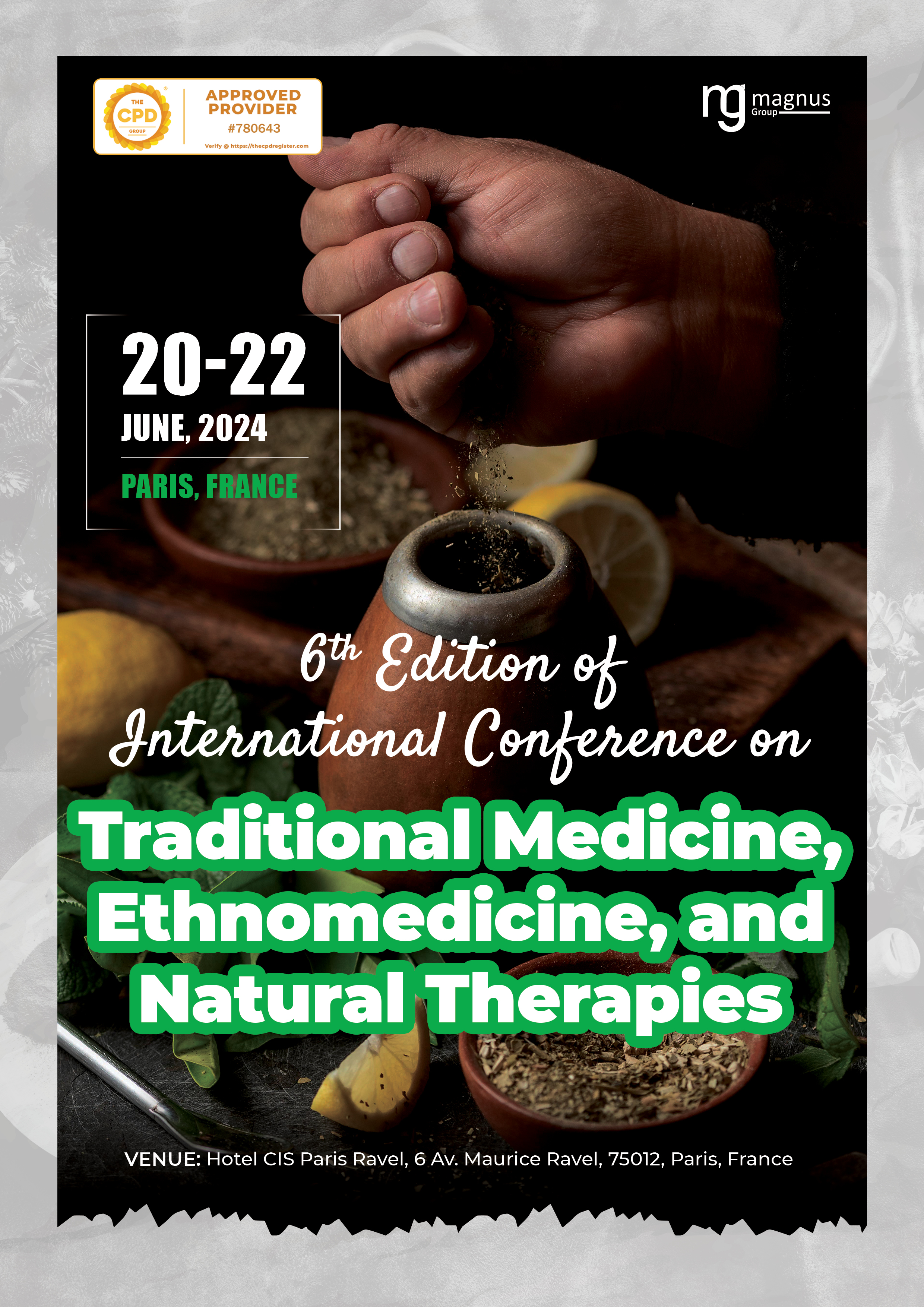 Traditional Medicine 2024 | Paris, France Book