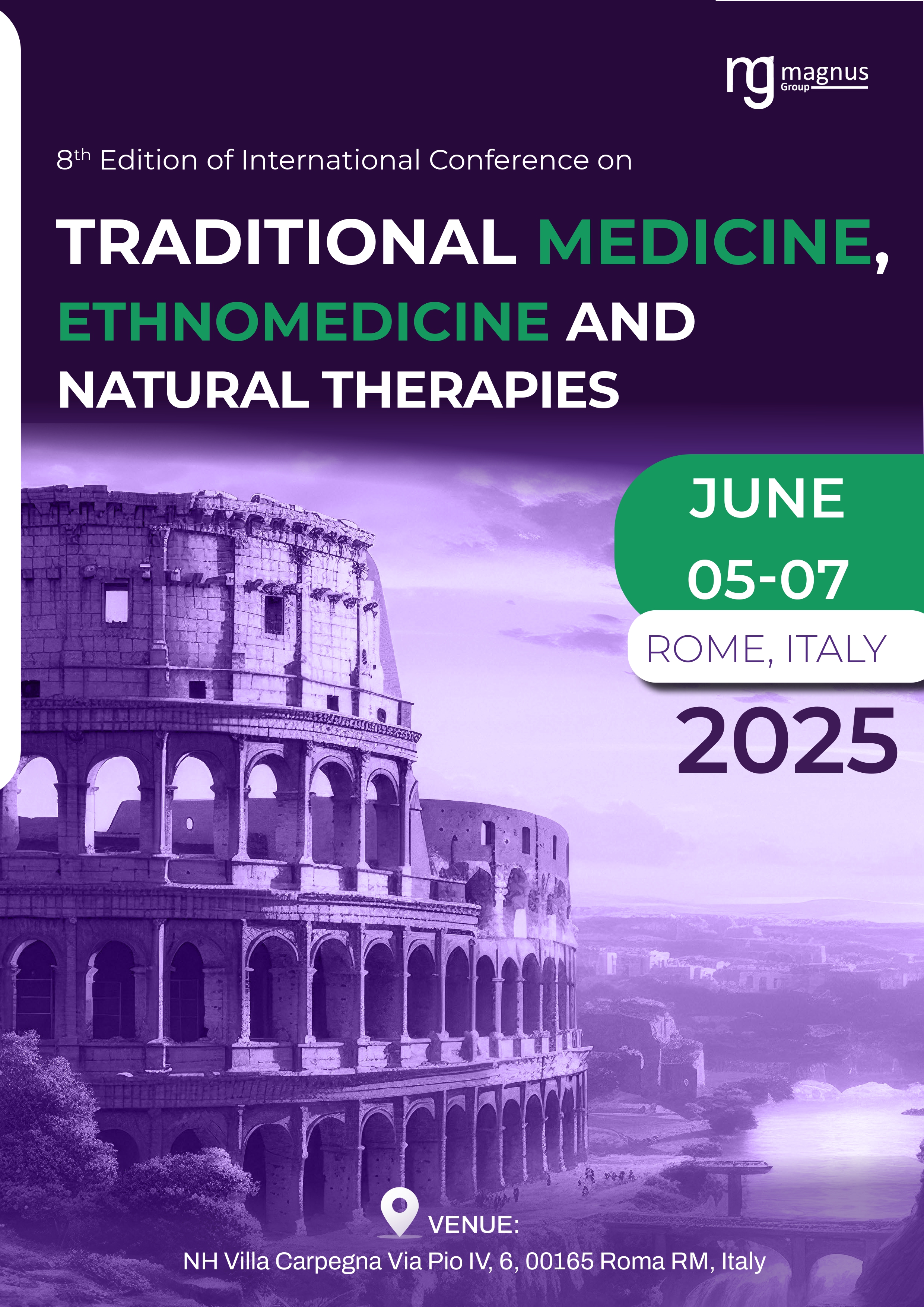 Traditional Med 2025 | Rome, Italy Event Book
